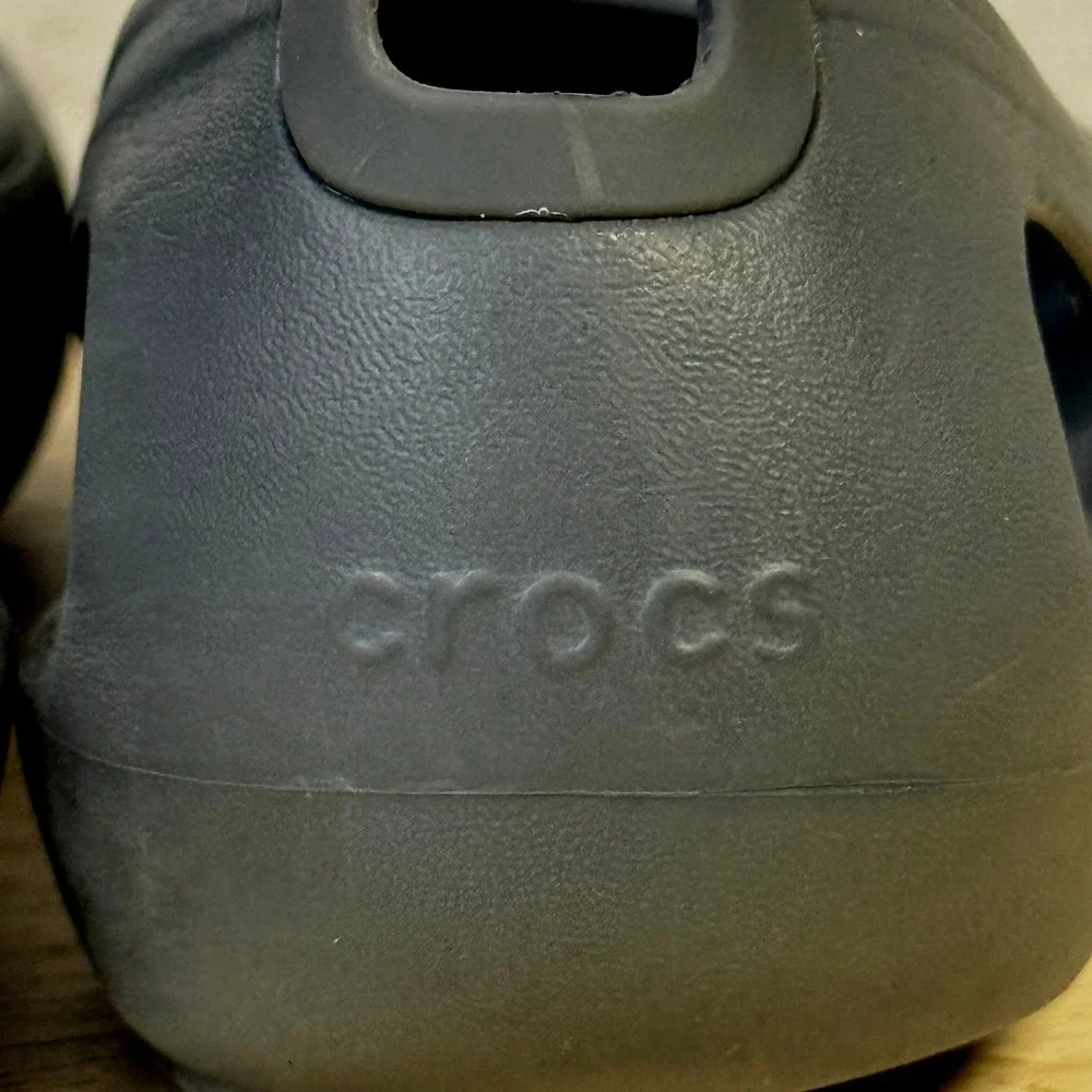 Crocs Kadee Flats Womens 9 Dark Gray Charcoal Ballet Slip On Comfort Shoes